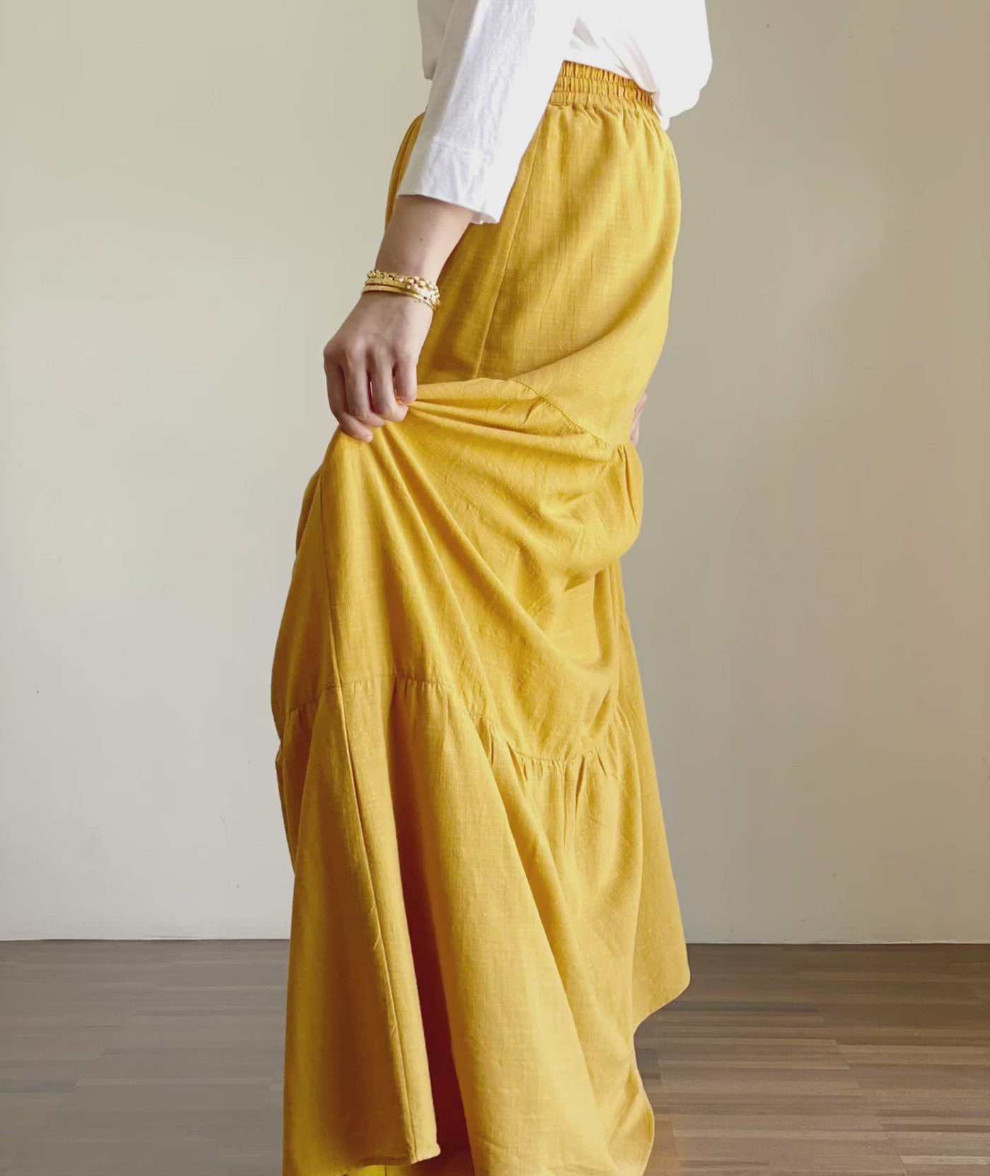JULIET Tiered Maxi Skirt