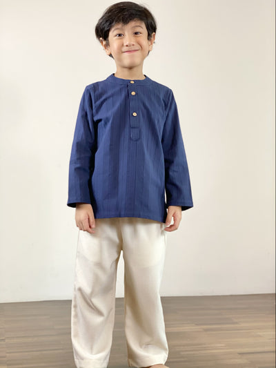 AMAR Kurta in Navy