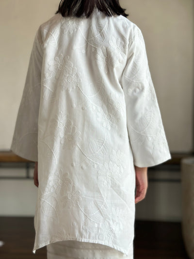 RATNA Kebaya Set in White Embroidery