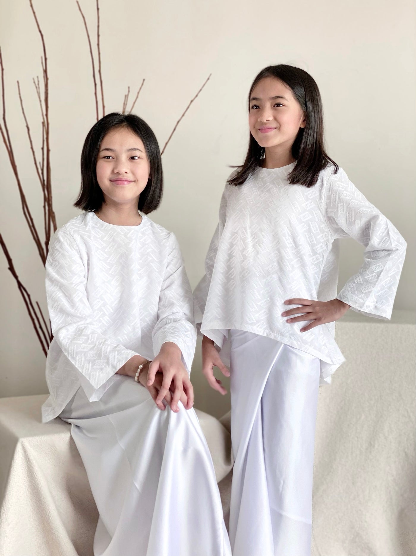 KURNIA Kurung Kedah Set in Snow